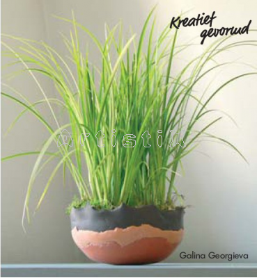 Kreatief gevormde pot met Creaton